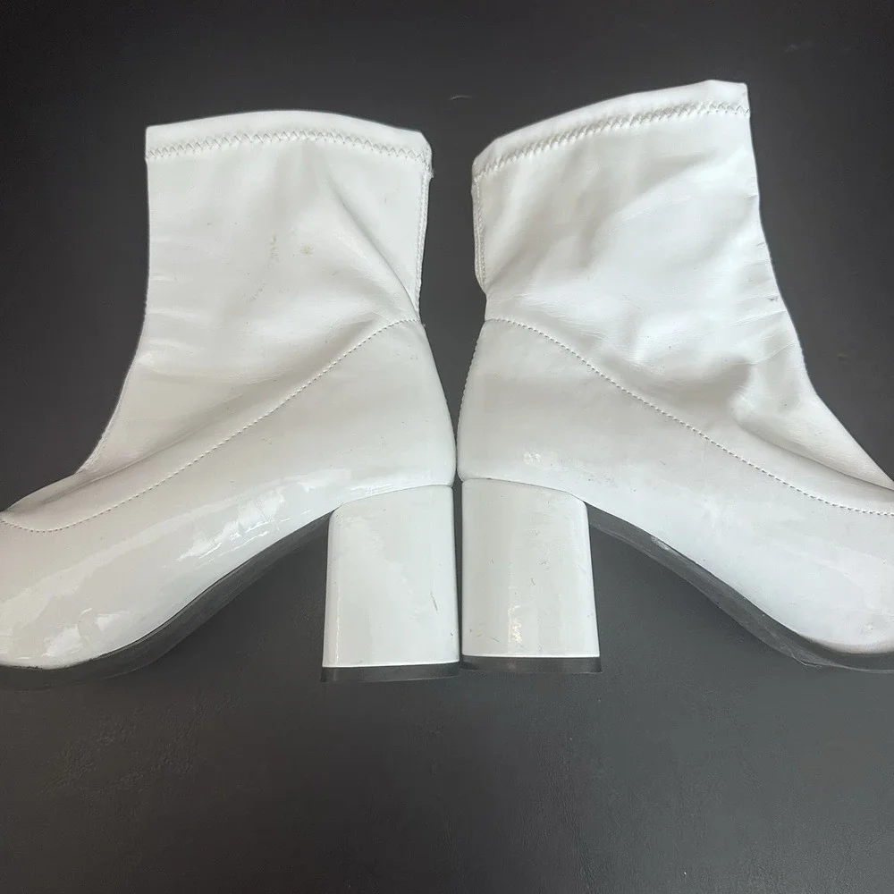 Pleaser Funtasma 3" Block Heel Ankle Gogo Boot Pull On Adult Women Gogo150 Sz 8 - Picture 13 of 15